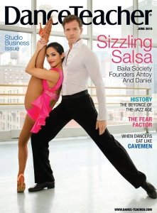 Baila Society on cover of Dance Teacher magazine